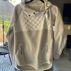 Abercrombie & Fitch Asymmetrical Snap-Up Fleece